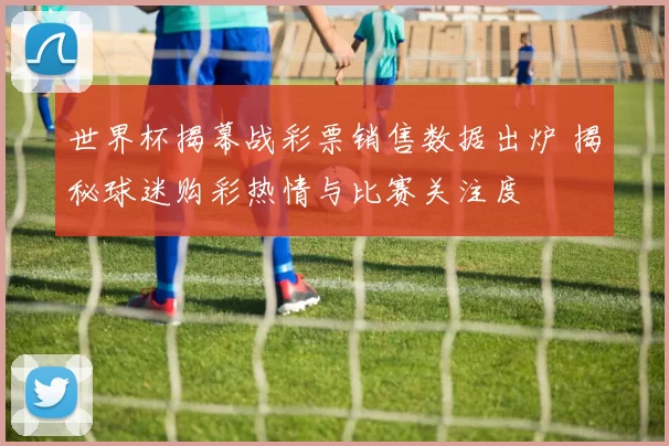 世界杯揭幕战彩票销售数据出炉 揭秘球迷购彩热情与比赛关注度