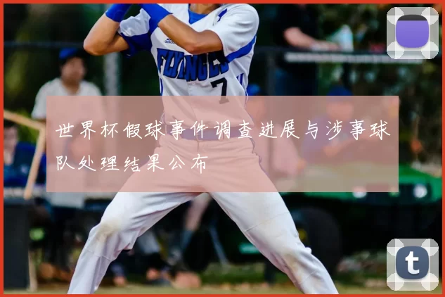 世界杯假球事件调查进展与涉事球队处理结果公布